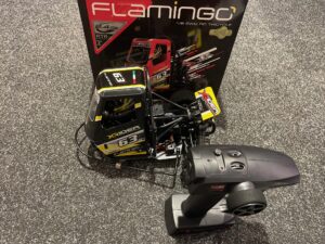x rider flamingo 1/8 rc tricycle zwart rtr in een nette staat!