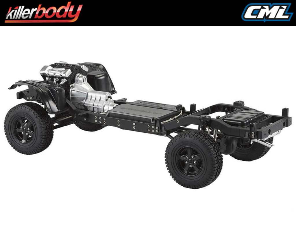 killerbody mercury chassis kit fits kb48765 jeep rubicon body