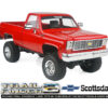 rc4wd trail finder 2 lwb rtr with chevrolet k10 hard body red