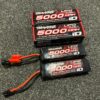 2x traxxas power cell lipo 5000mah 11.1v 3s 25c trx2872x in een goede staat!