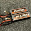 2x hpi plazma 11.1v 3200mah 40c 80c lipo battery pack echt als nieuw!