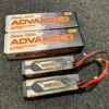 2x gens ace advanced 6500mah 11.4v 100c 3s1p hardcase 60 lipo batterij met ec 5 stekker in een top staat!