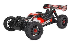 team corally syncro 4 1/8 brushless electro buggy rtr rood