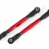 traxxas toe links front tubes red trx8948r