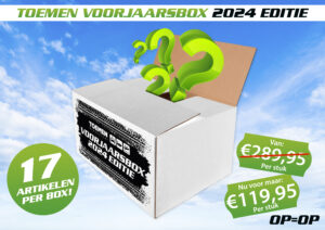 toemen voorjaarsbox 2024 editie met 17 artikelen (mystery box)