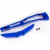traxxas chassis brace, front, 6061 t6 aluminum (blue anodized/ 2.5x6mm ccs (with threadlock) (2) trx10221 blue