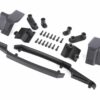 traxxas body reinforcement set, black/ skid pads (roof)/ 3x10mm cs (14) (fits #10211 body) trx10224