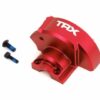traxxas cover, gear (red anodized 6061 t6 aluminum) trx10287 red