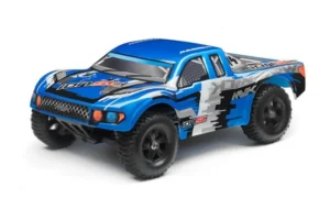 maverick rc short course painted body blue with decals ion sc mv28067