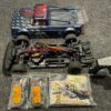 arrma infraction 2020 v2 6s blx 1/7 brushless street basher 4wd rtr compleet met nieuwe grp banden!