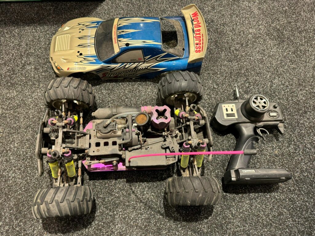 nitro monster truck 1/10 (opknapper / leuk voor de hobbyist / geen garantie)!