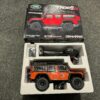 traxxas trx 4m 1/18 scale and trail crawler land rover 4wd electric truck met enorm veel tuning onderdelen in een top staat!