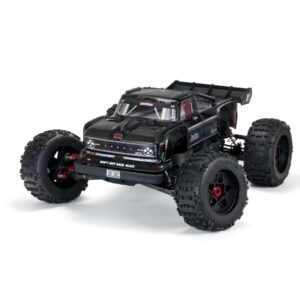 arrma 1/5 outcast 4wd extreme bash roller stunt truck black (exb)