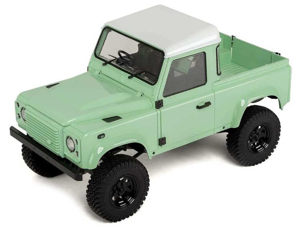 rc4wd gelande ii rtr with 2015 land rover defender d90 body set (heritage edition)