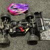 arrma tlr tuned typhon 1/8 race buggy 4wd roller pink/purple + spektrum 2050kv + spektrum 150a v2 esc + spektrum s665 servo + proline badlands en nog veel meer!