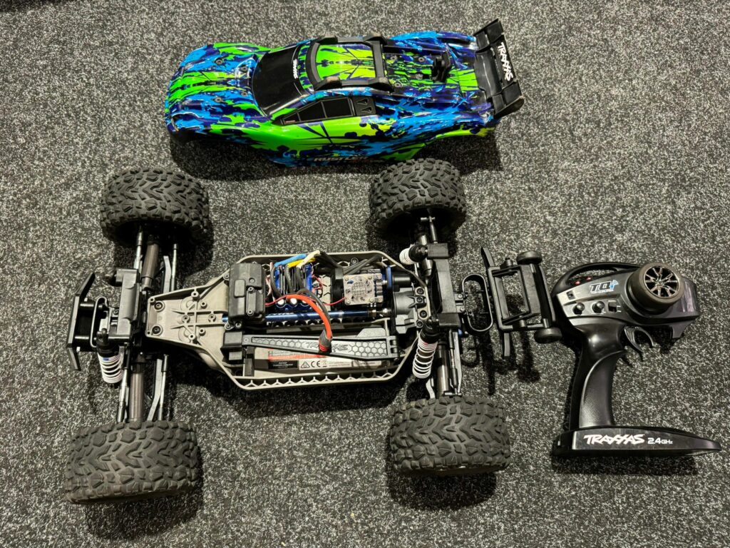 traxxas rustler vxl 4wd brushless electro buggy rtr met integy coolingfan in een zeer nette staat!