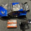 maverick quantum rx flux 1/8 4wd brushless rally car rtr blauw met 2x hpi 5100mah 4s lipo batterijen in een top staat!