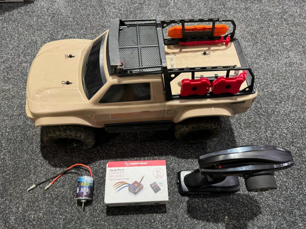 traxxas trx 4 sport 4x4 trail truck rtr 2.4ghz (gebruikt maar in orde)!