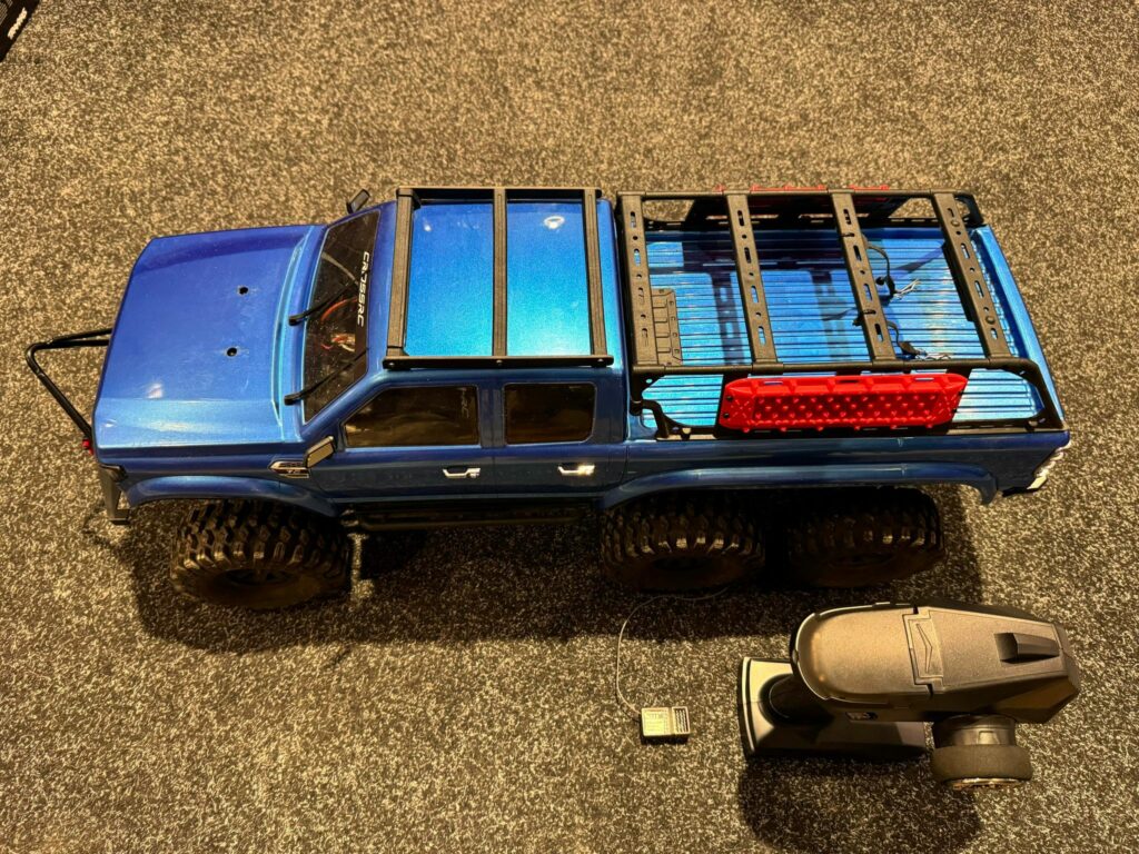 cross rc crawling kit at6 emo 6×6 1/10 rtr (gebruikt in een prima staat)!