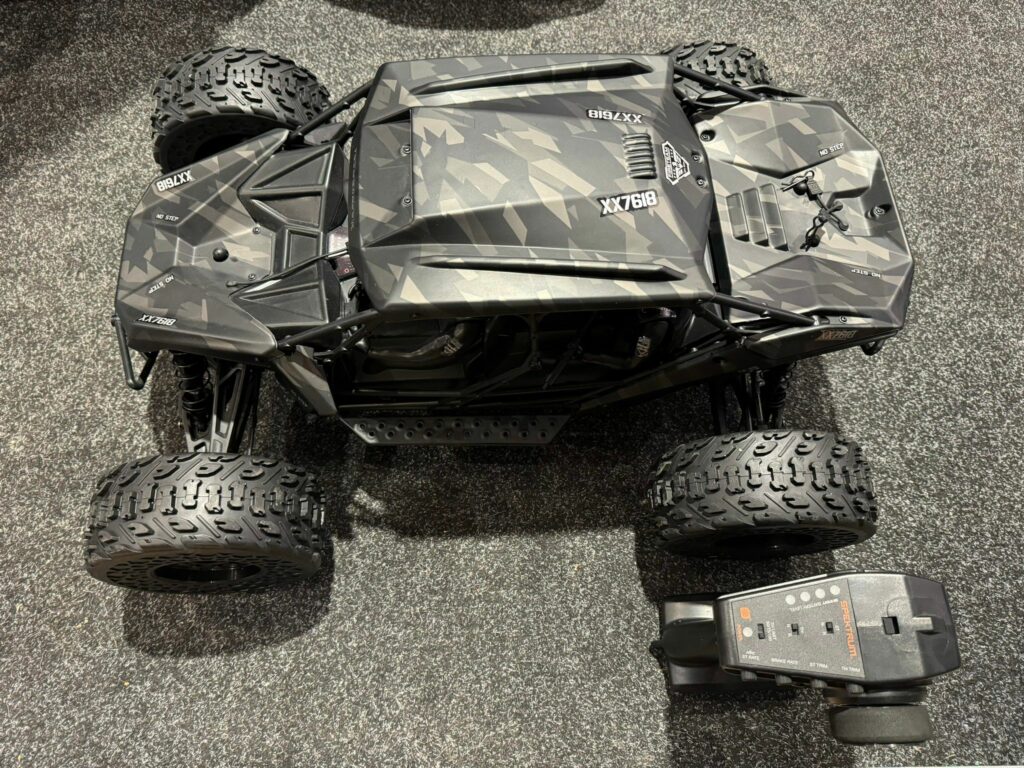 arrma 1/7 fireteam 6s 4wd blx speed assault vehicle rtr zwart (helemaal nieuw zonder doos)!