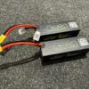 2x gens ace bashing series 8000mah 14.8v 100c 4s2p lipo batterij ec5 stekker in een goede staat!