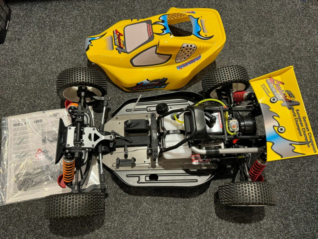 fg leopard wb535 4wd 26cc 2 takt brandstof rc auto (helemaal nieuw)!