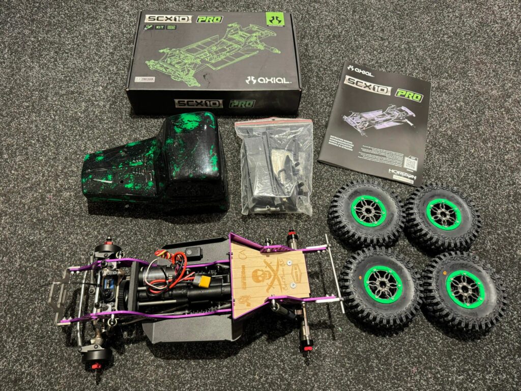 axial 1/10 scx10 pro scaler 4wd mega luxe uitgevoerd (helemaal nieuw)!