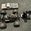 hpi savage xs flux chevrolet el camino ss brushless monster truck rtr 2.4ghz (105 km/h) + lipo batterij (gebruikt maar in orde)!