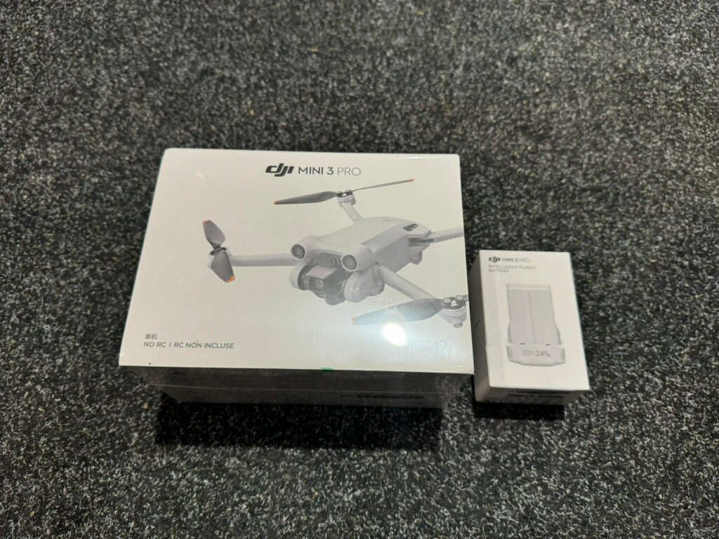 dji mini 3 pro single unit + dji batterij helemaal nieuw (zonder zender)