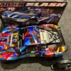 traxxas maxx slash 6s 4wd short course truck rock n roll rtr tsm 2.4ghz (30 minuten jong)!