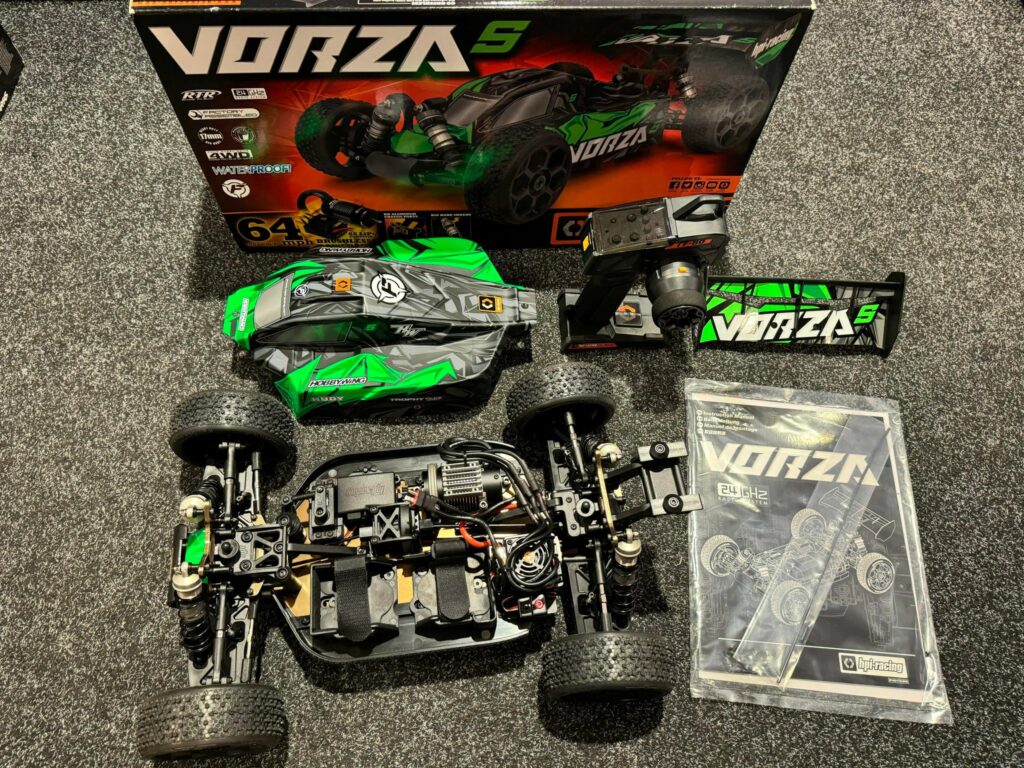 hpi vorza s flux 1/8 4wd electric brushless buggy rtr 2.4ghz in een zeer goede staat met 1 jaar garantie!