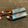 2x gens ace 4000mah 22.2v 60c 120c 6s1p lipo batterij met ec5 stekker (gebruikt maar de spanning in goed)!