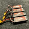 4x mcm power 8000mah 4s lipo batterijen 100c met xt90 stekker (gebruikt maar de spanning in goed)!