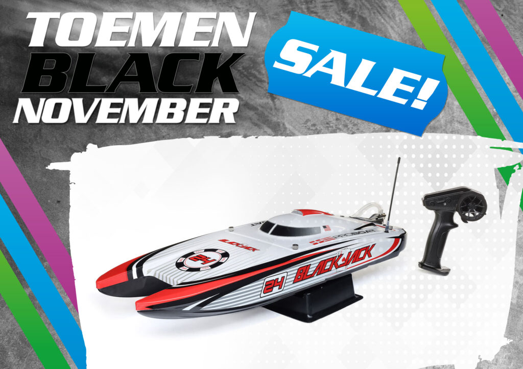 proboat blackjack 24" v2 catamaran brushless rtr vegas offshore (55 km/h+)