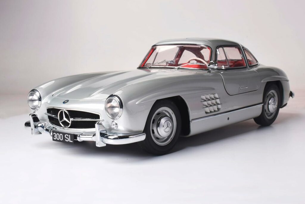 ixo collection 1/8 mercedes benz 300 sl coupe 1955 zilver metalen bouwpakket