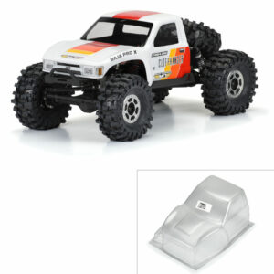 proline 1/10 cliffhanger hp cab only clear body 12.3" (313mm) wb crawlers