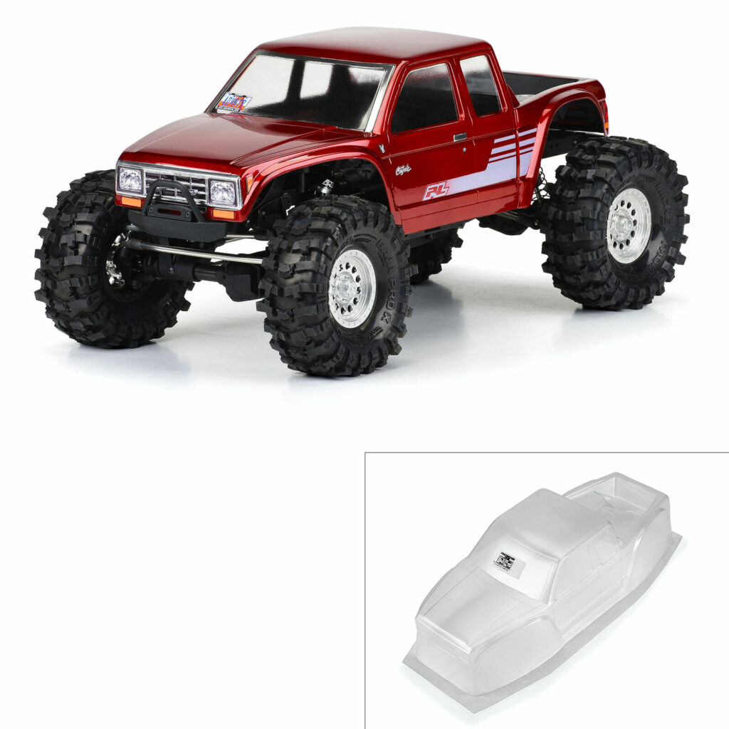 proline 1/10 coyote hp clear body 12.3" wheelbase crawlers