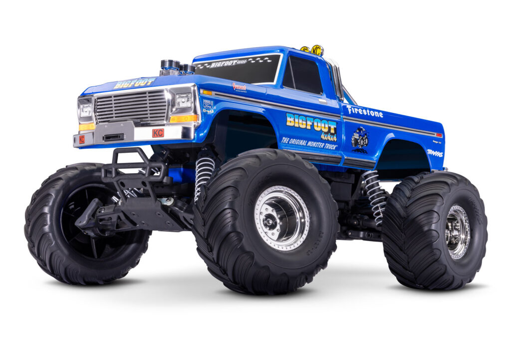 traxxas bigfoot 2wd bl 2s hd brushless electro monster truck rtr + gratis power pack t.w.v. €64.95