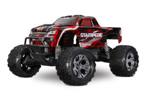 traxxas stampede 2wd bl 2s hd brushless electro monster truck rtr rood + gratis power pack t.w.v. €64.95