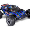 traxxas rustler 2wd bl 2s hd brushless electro truggy rtr blauw + gratis power pack twv