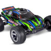 traxxas rustler 2wd bl 2s hd brushless electro truggy rtr groen + gratis power pack t.w.v. €64.95