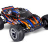 traxxas rustler 2wd bl 2s hd brushless electro truggy rtr oranje + gratis power pack t.w.v. €64.95