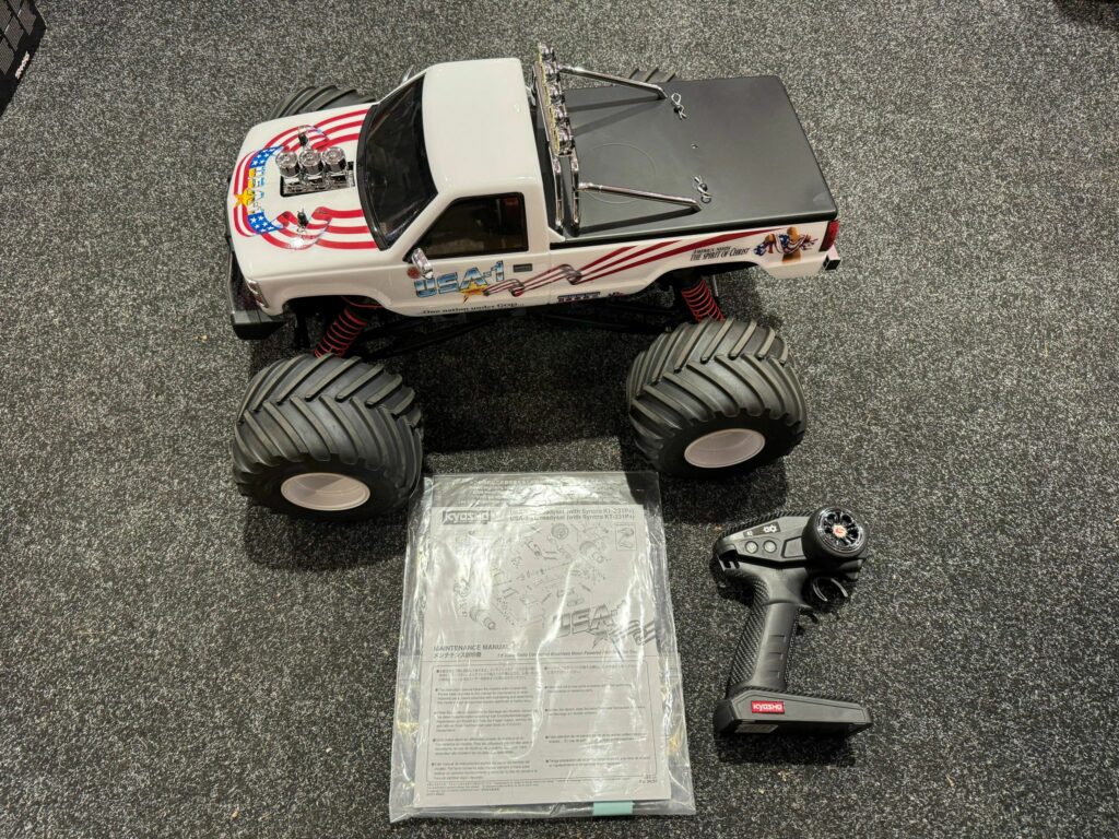 kyosho usa 1 nitro 1:/8 rc nitro 4wd readyset echt in een top staat met 1 jaar garantie!