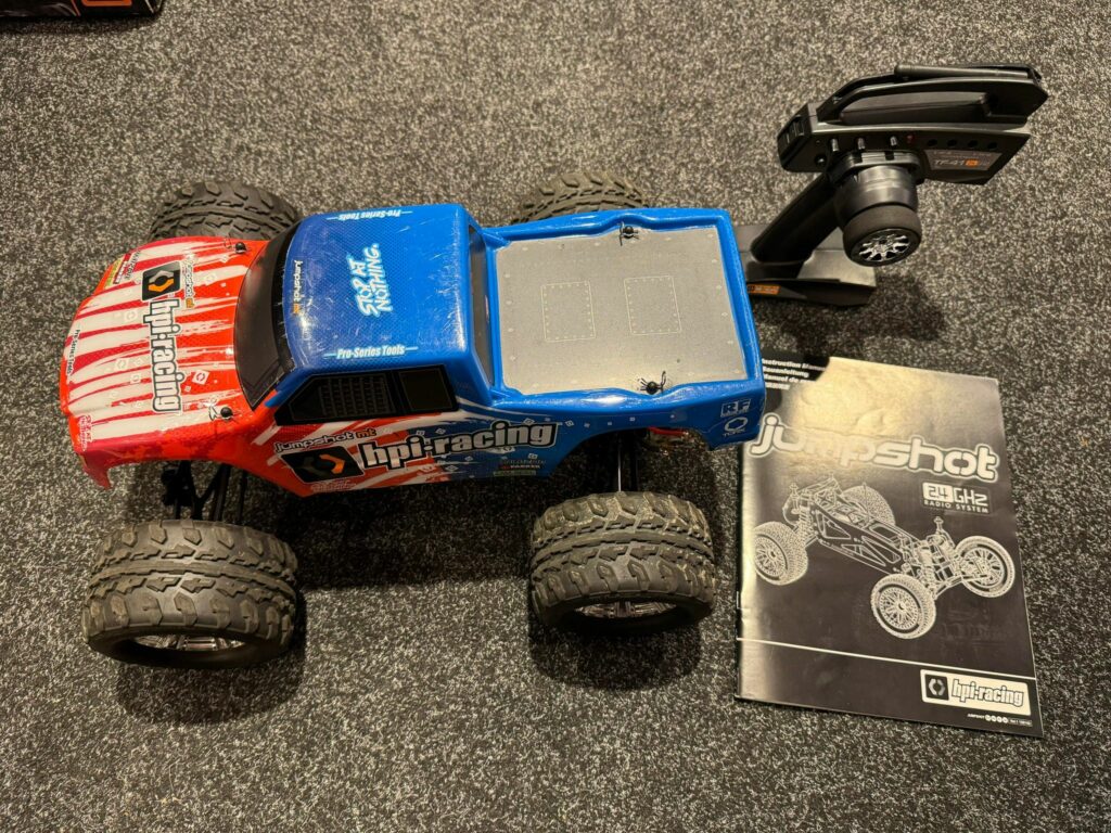 hpi jumpshot mt v2 1/10 2wd brushed monster truck rtr 2.4ghz