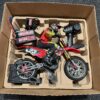 losi 1/4 promoto mx motorcycle rtr fxr met 2x lipo batterij (gebruikt maar in orde)!