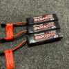 3x traxxas power cell lipo 5000mah 11.1v 3s 25c id – trx2872x (gebruikt maar in een goede staat)!