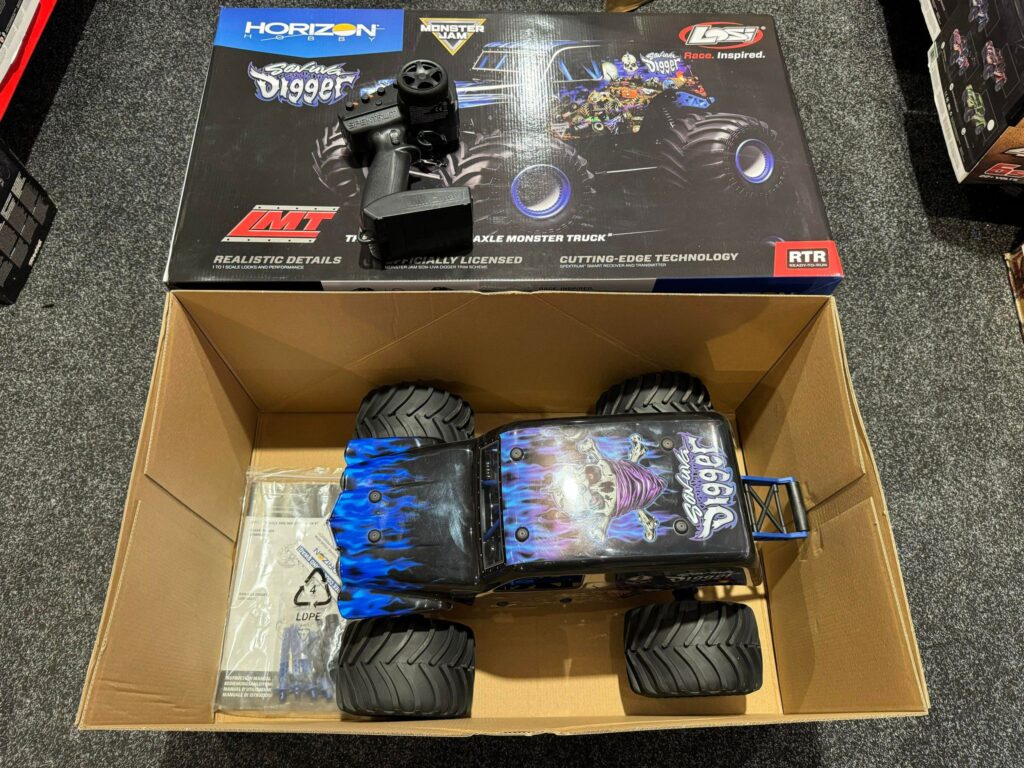 losi lmt 4wd solid axle monster truck rtr son uva digger echt als nieuw met 1 jaar garantie!