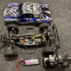 team associated brushless short course truck compleet met body + zender + trc 5000mah 2s lipo batterij!