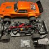 arrma felony 6s blx 1/7 brushless street basher muscle car 4wd rtr oranje (1 uur jong echt als nieuw met doos)!