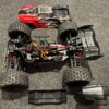 arrma 1/8 kraton 6s blx v5 4wd speed monster truck spektrum firma rtr rood in een goede staat met 1 jaar garantie!